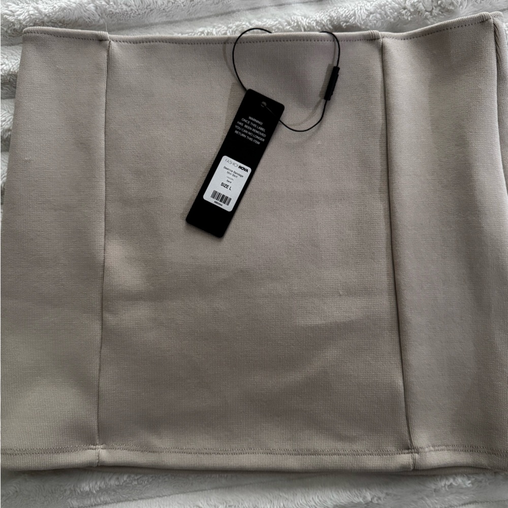 Fashion Nova Tan Mini Skirt